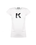 KARL LAGERFELD T-shirt Donna BIANCO