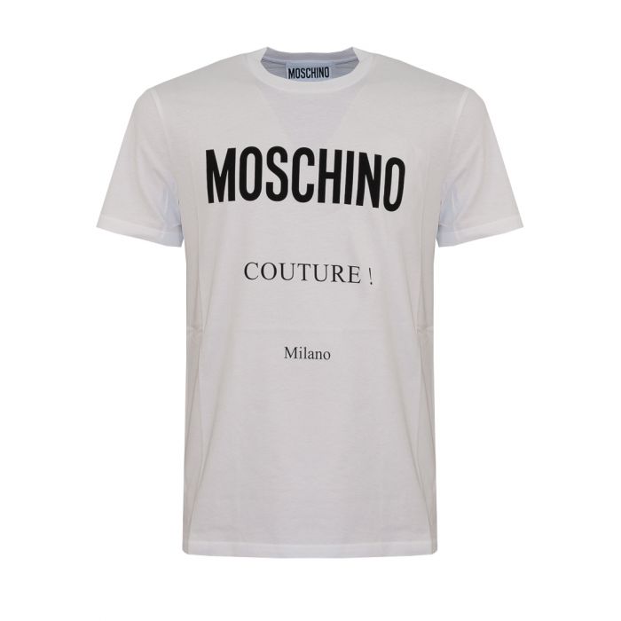 MOSCHINO COUTURE T-shirt Uomo BIANCO