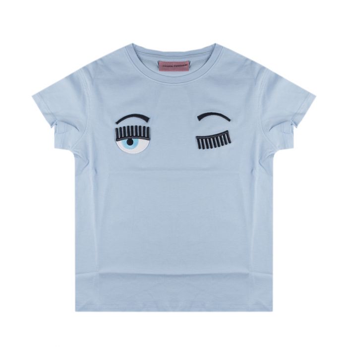 CHIARA FERRAGNI T-shirt Bambina CELESTE