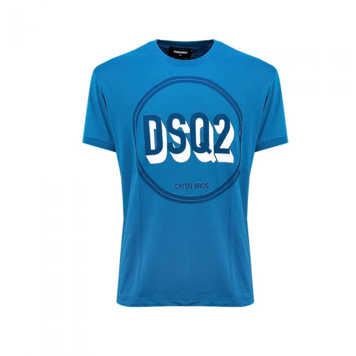 DSQUARED2 - NUOVA COLLEZIONE A/I 2021-2022 -  T-shirt Uomo CELESTE