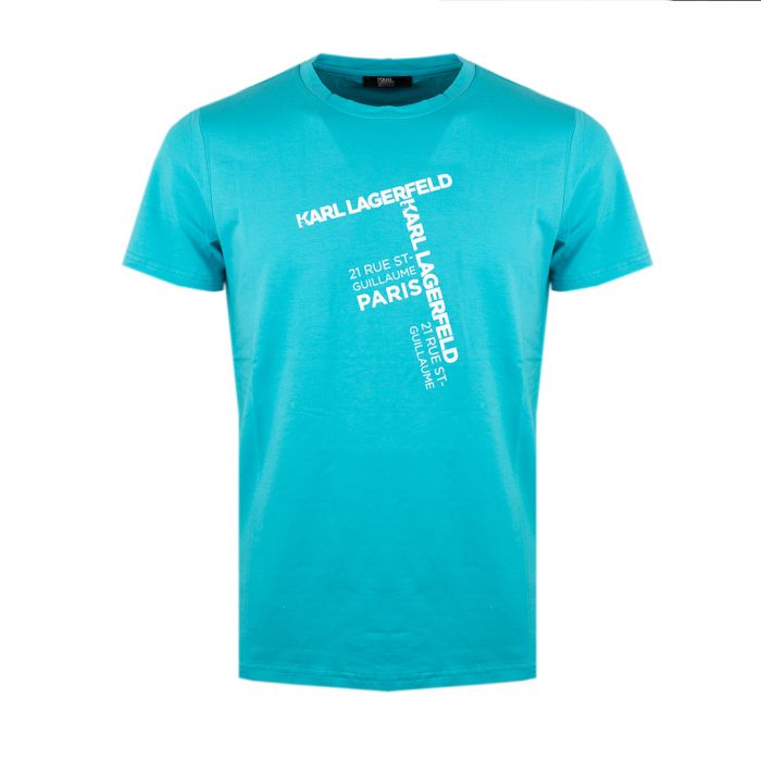 KARL LAGERFELD T-shirt Uomo TURCHESE