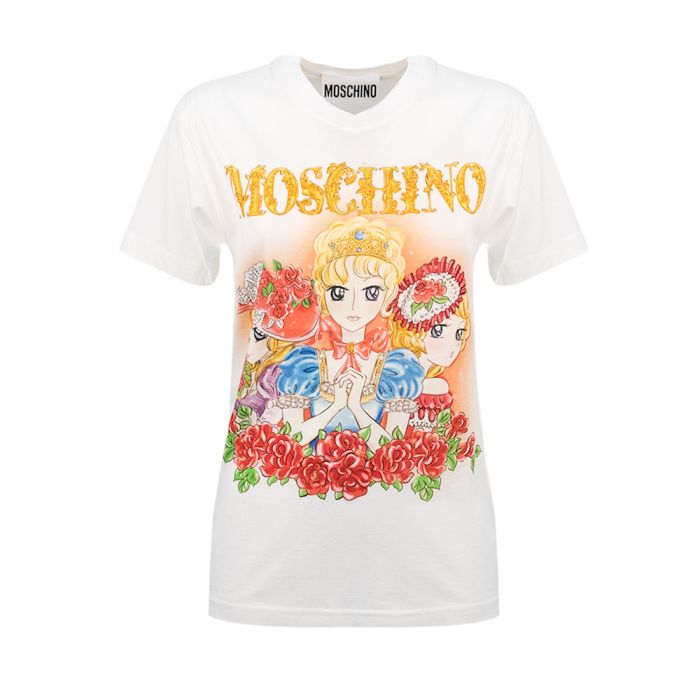 MOSCHINO COUTURE - T-shirt Donna BIANCO