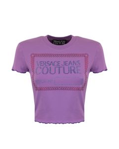 VERSACE JEANS COUTURE - NUOVA COLLEZIONE A/I 22/23 - T-shirt Donna LILLA