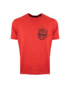 PHILIPP PLEIN SPORT - NUOVA COLLEZIONE P/E 2022 - T-shirt Uomo ROSSO